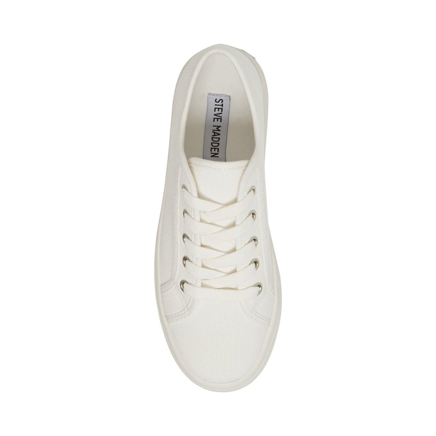 Zapatillas Steve Madden Bobbi30 Fabric Mujer Blancas | ES NO41ES